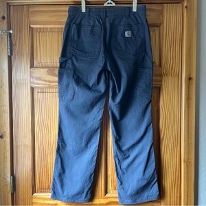 Carhartt Loose Fit Grey Cargo Utility Pants Women’s Size 8